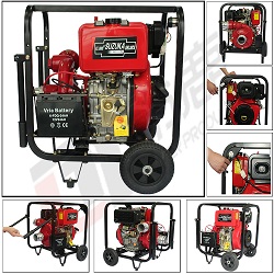 移动式3寸柴油高压泵_小型柴油机水泵,柴油机