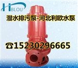 WQ搅拌式泥浆泵潜水排污泵自灌式吸水泵立式污水泵100WQ45-22-7.5KW