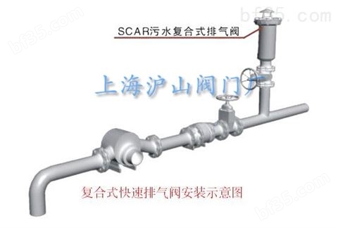 SCAR污水复合式排气阀图片
